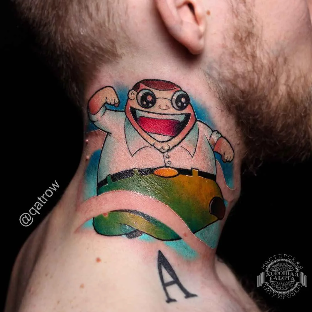 нью скул татуировки тату мастер Виктор Киатров | new school tattoo artist Victor Qatrow