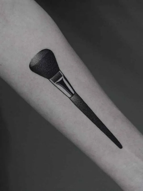 black blackwork tattoo on forearm #10828 | Tattoo Artist Илья Брезинский