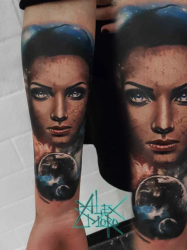 female color realism Tatuagem em forearm #10795 | Tatuador Александр (Alex Moro) Морозов