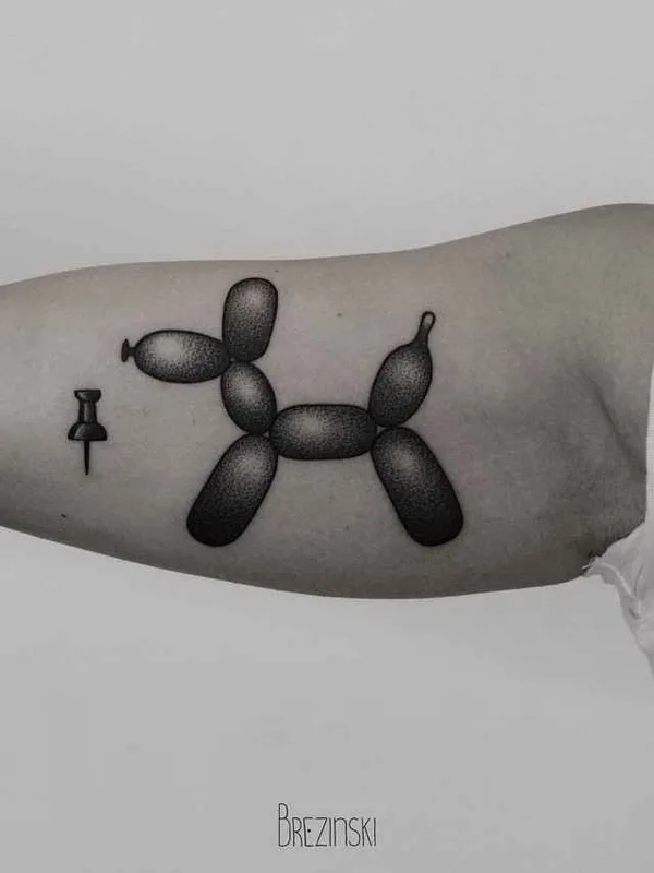 female black and grey dotwork tattoo on forearm #10827 | Tattoo Artist Илья Брезинский