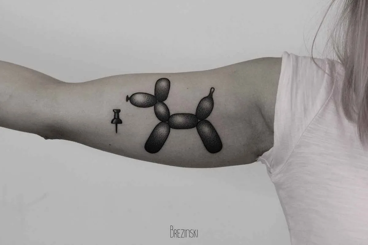 Tatuador Ilya Brezinski - autores designam tatuagem blackwork dotwork | Rússia