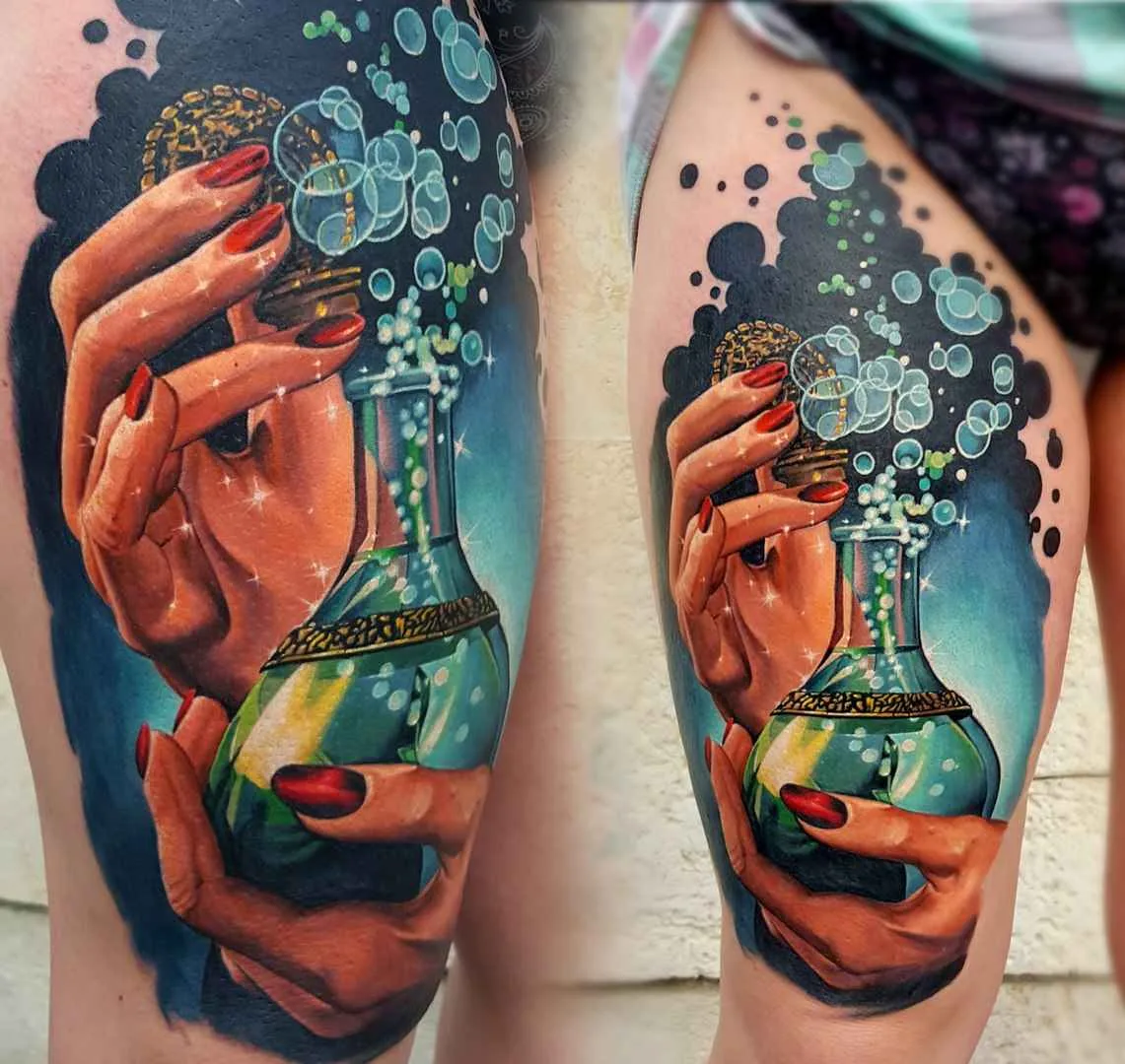 Tattoo artist Vasiliy Suvorov authors color realism tattoo | Russia