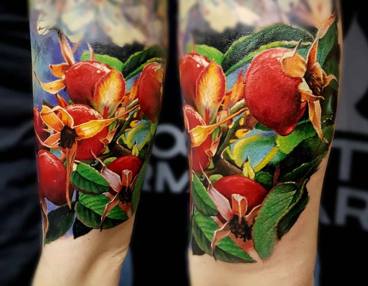 Tattoo artist Vasiliy Suvorov authors color realism tattoo | Russia