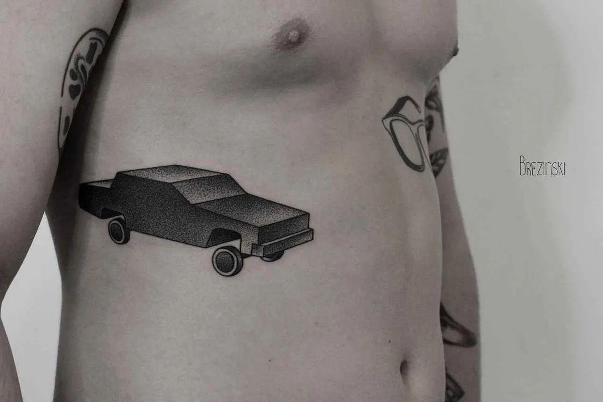Tatuador Ilya Brezinski - autores designam tatuagem blackwork dotwork | Rússia