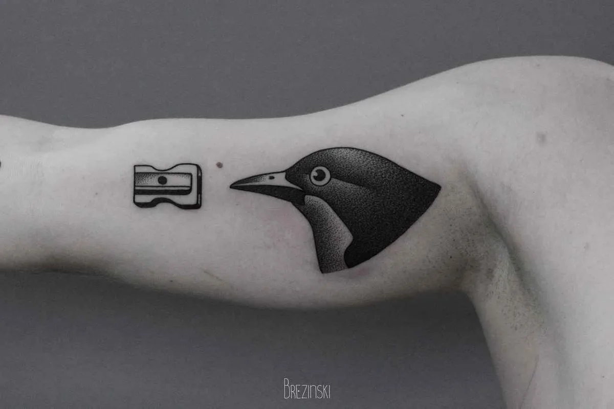 Tatuador Ilya Brezinski - autores designam tatuagem blackwork dotwork | Rússia