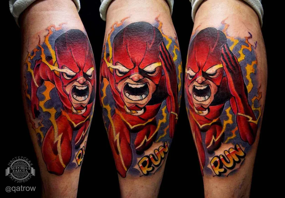 нью скул татуировки тату мастер Виктор Киатров | new school tattoo artist Victor Qatrow