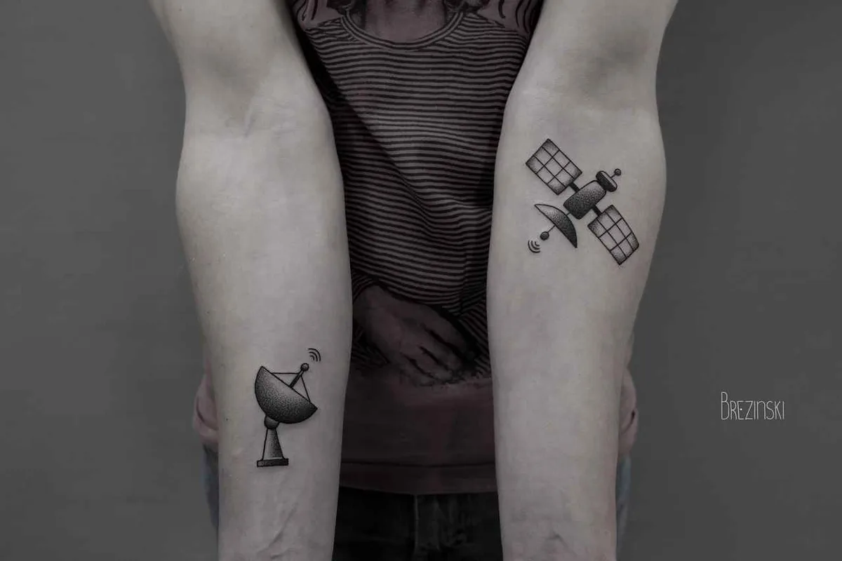 Tatuador Ilya Brezinski - autores designam tatuagem blackwork dotwork | Rússia