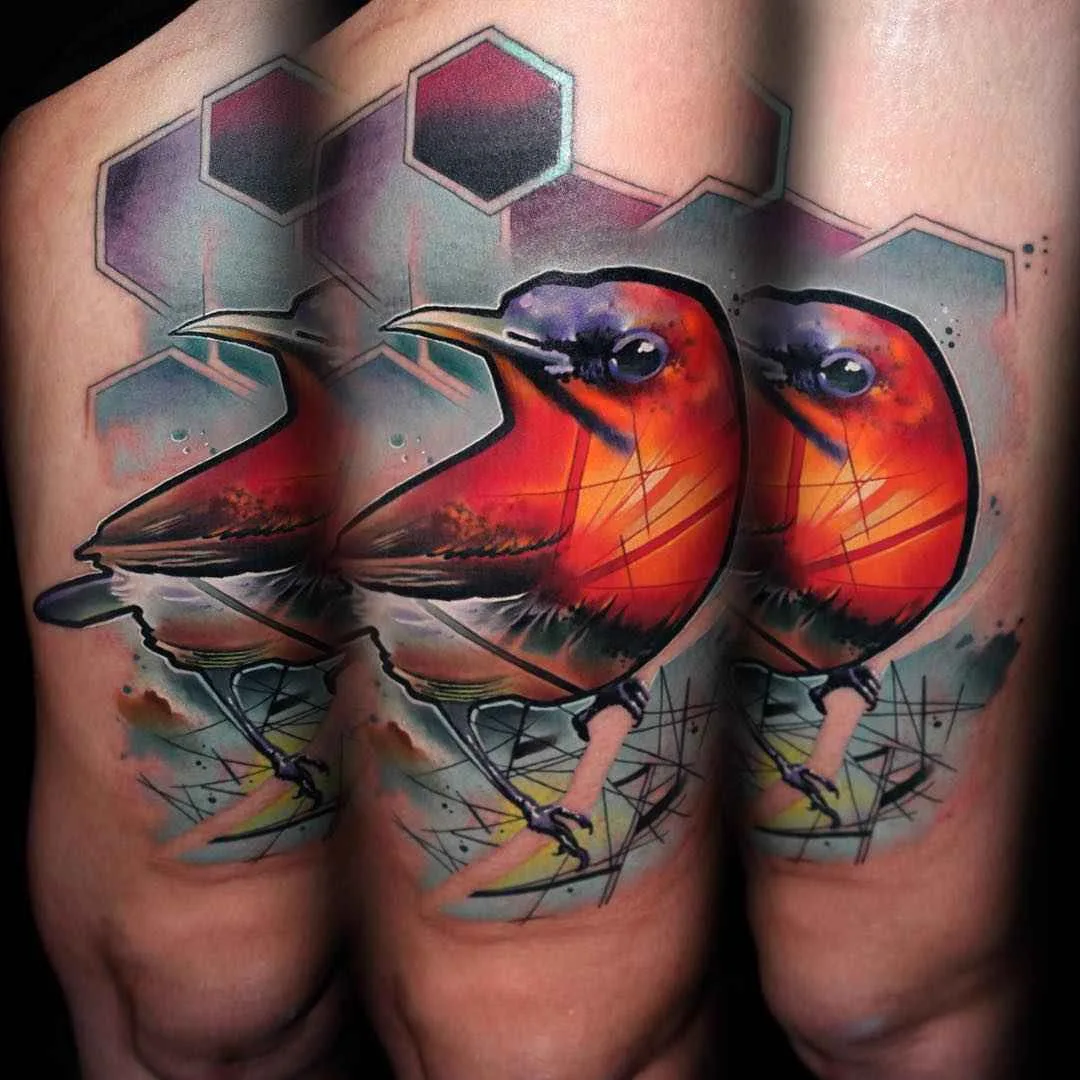 Artista de tatuagem Lehel Nyeste, autores color new school tattoo | Hungria