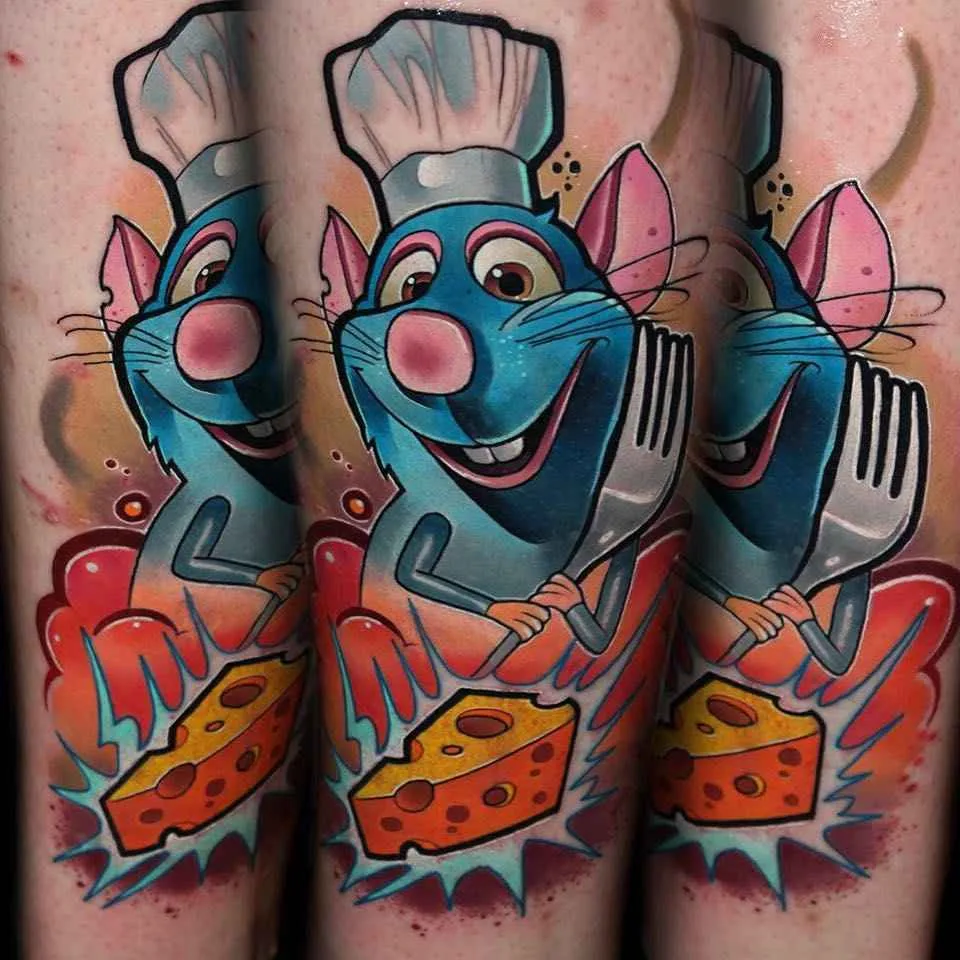 Artista de tatuagem Lehel Nyeste, autores color new school tattoo | Hungria