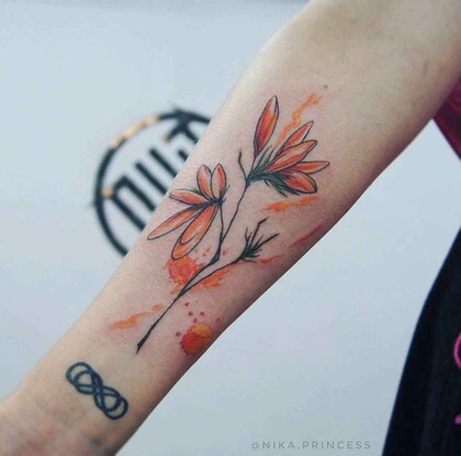 Тату эскиз #19249 Тату мастер Nika Stolyarovskaya