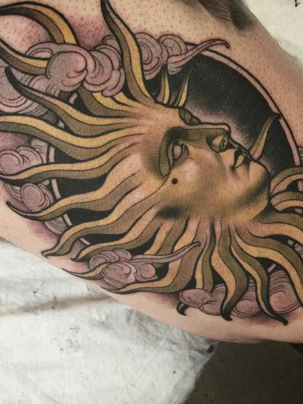 color neo traditional 纹身 在 forearm #19245 | 纹身师 Jacob J Gardner