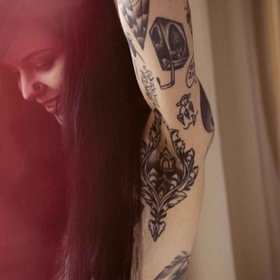 🔥 Горячие фото, портфолио модели  #19964 Тату модель Grace Neutral