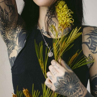 🔥 Горячие фото, портфолио модели  #19960 Тату модель Grace Neutral