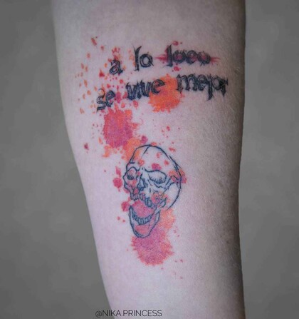 Тату эскиз #19255 Тату мастер Nika Stolyarovskaya