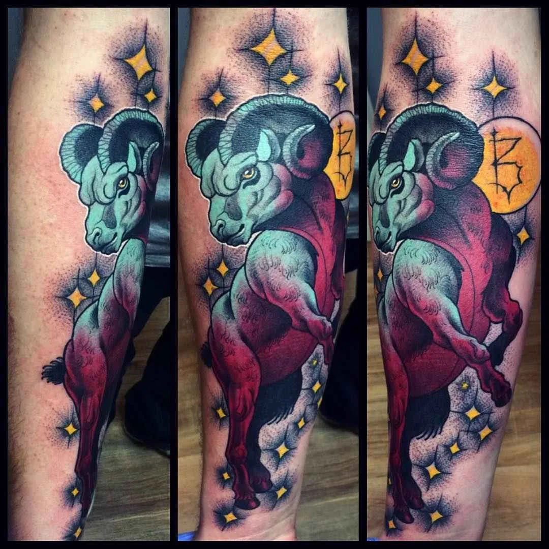Tattoo artist Bartosz Panas authors style color neo traditional tattoo | Warsaw, Poland 