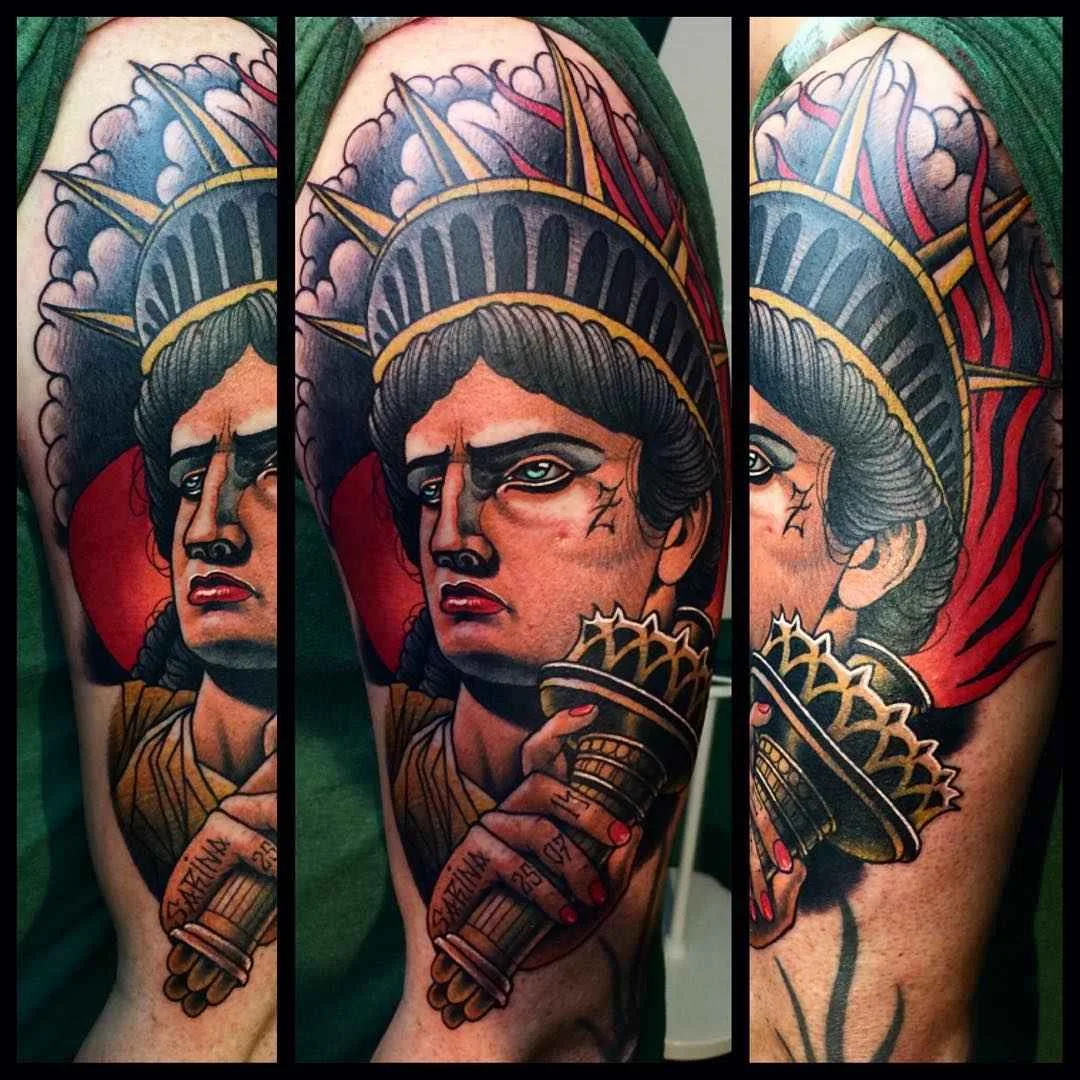 Tattoo artist Bartosz Panas authors style color neo traditional tattoo | Warsaw, Poland 