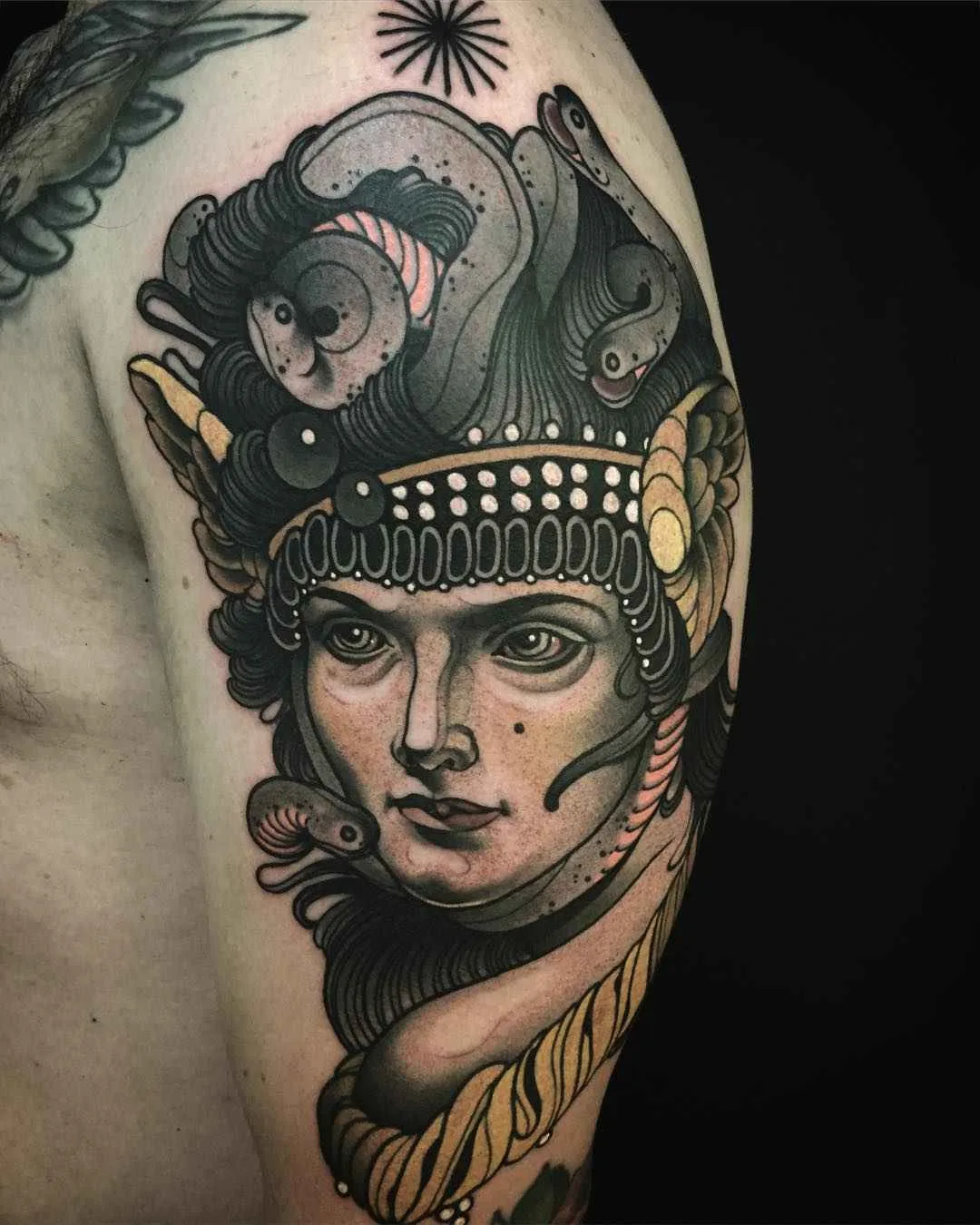 Tatuagem artista Jacob J Gardner cor neo tradicional | Austrália