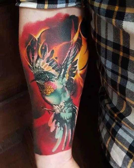 Tattoo artista Dima Gorbunov, ritratto realistico in colore e nero e grigio | Russia