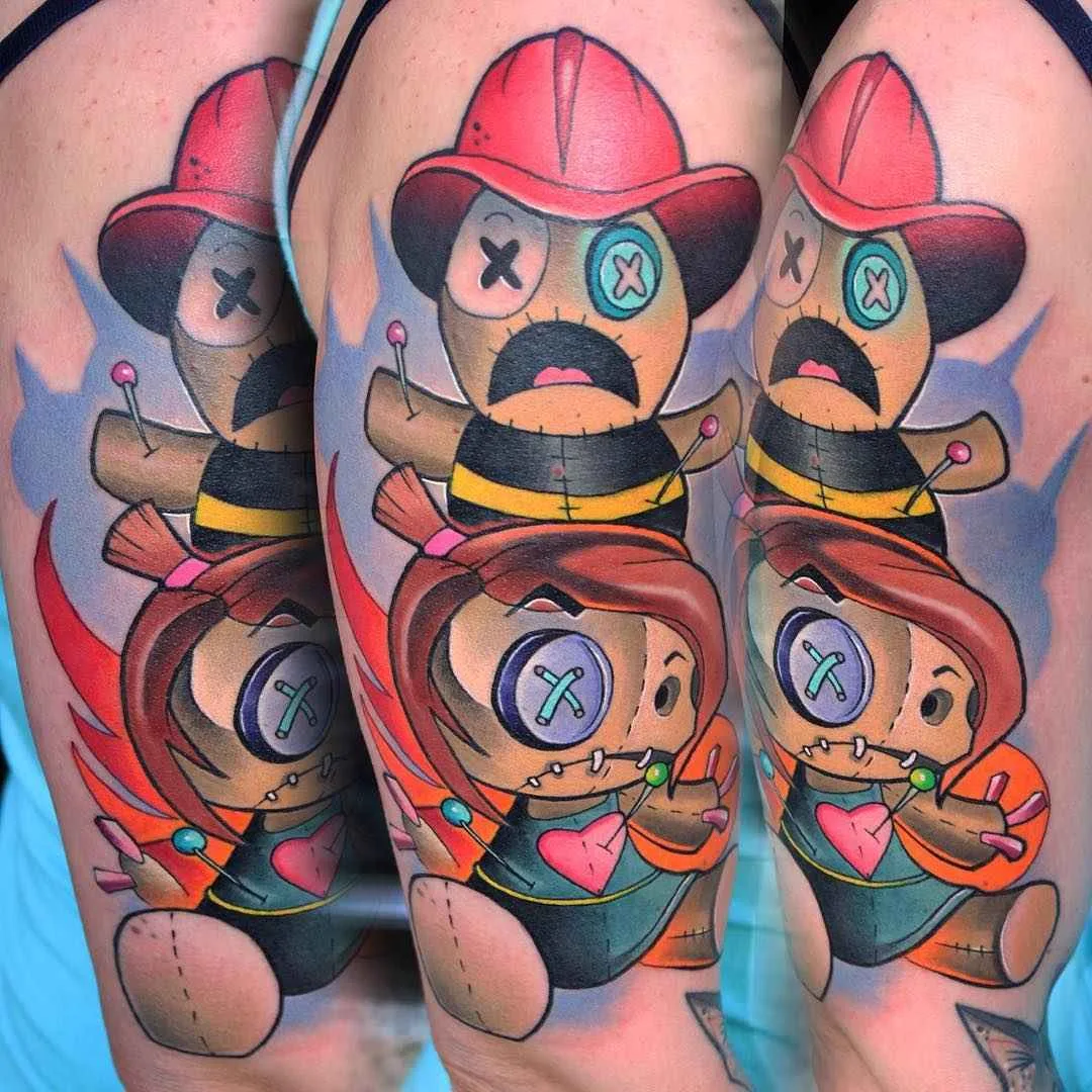 Artista de tatuagem Lehel Nyeste, autores color new school tattoo | Hungria