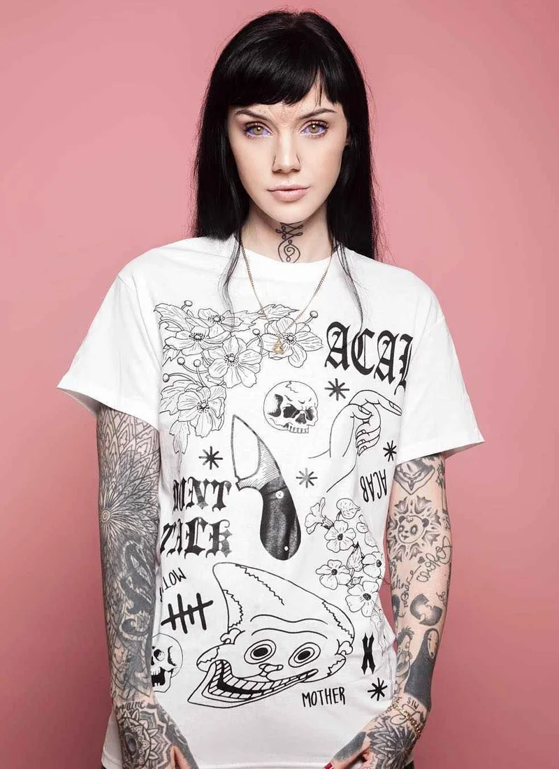 Tattoo artist, model and TV star Grace Neutral