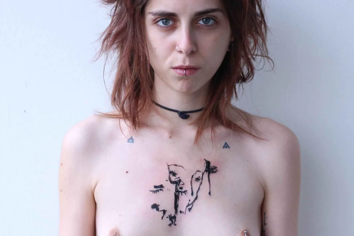 Tattoo artist Maison Métamose authors color and black abstract tattoo | Paris, France