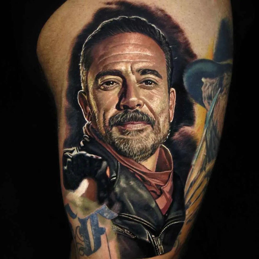 Tattoo artist Nikko Hurtado, authors color portrait realism tattoo | USA