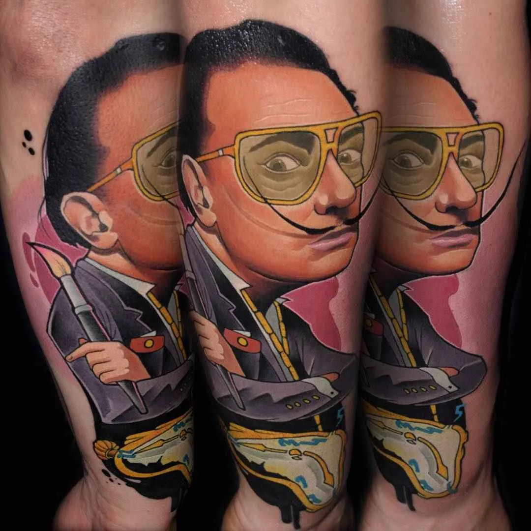 Artista de tatuagem Lehel Nyeste, autores color new school tattoo | Hungria
