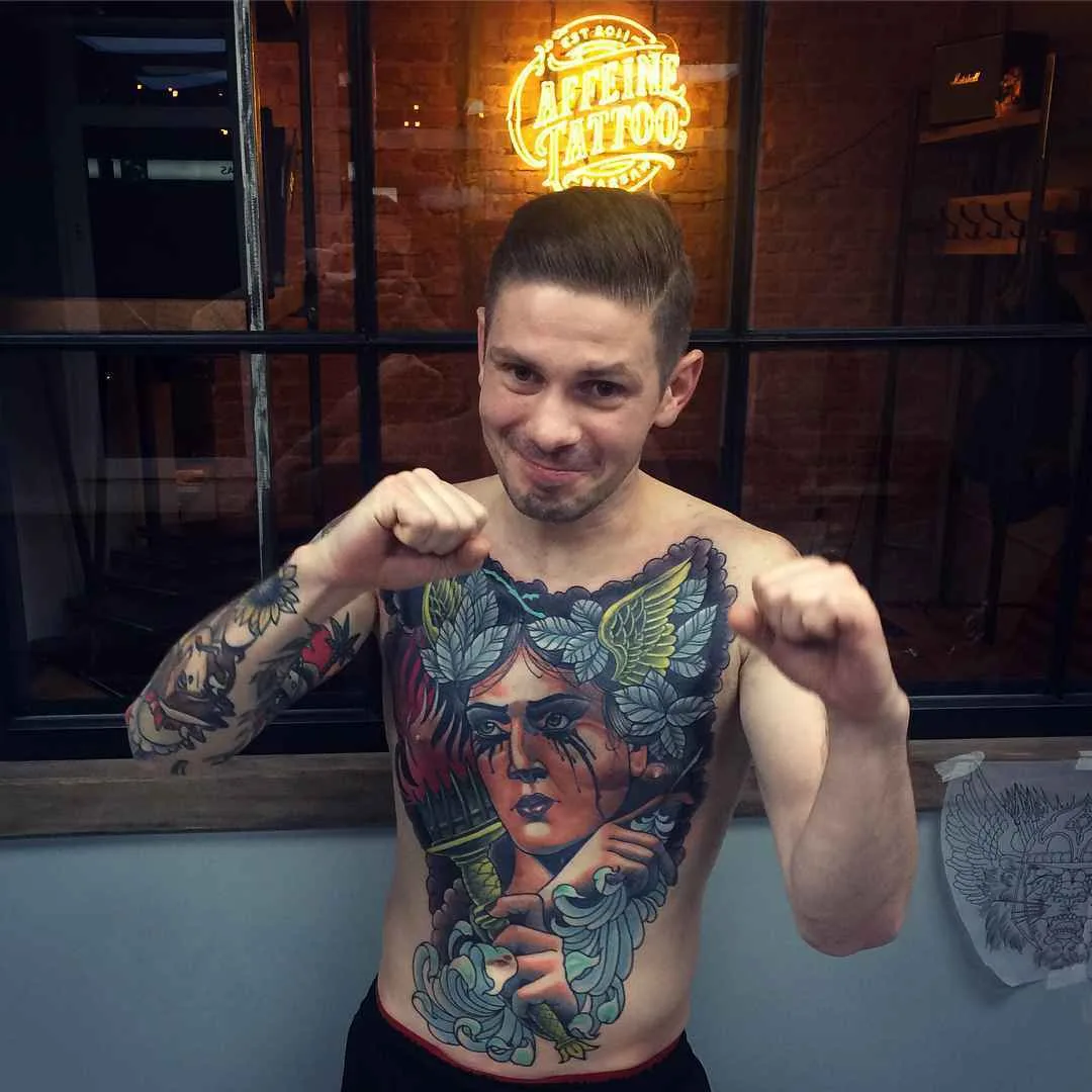 Tattoo artist Bartosz Panas authors style color neo traditional tattoo | Warsaw, Poland 
