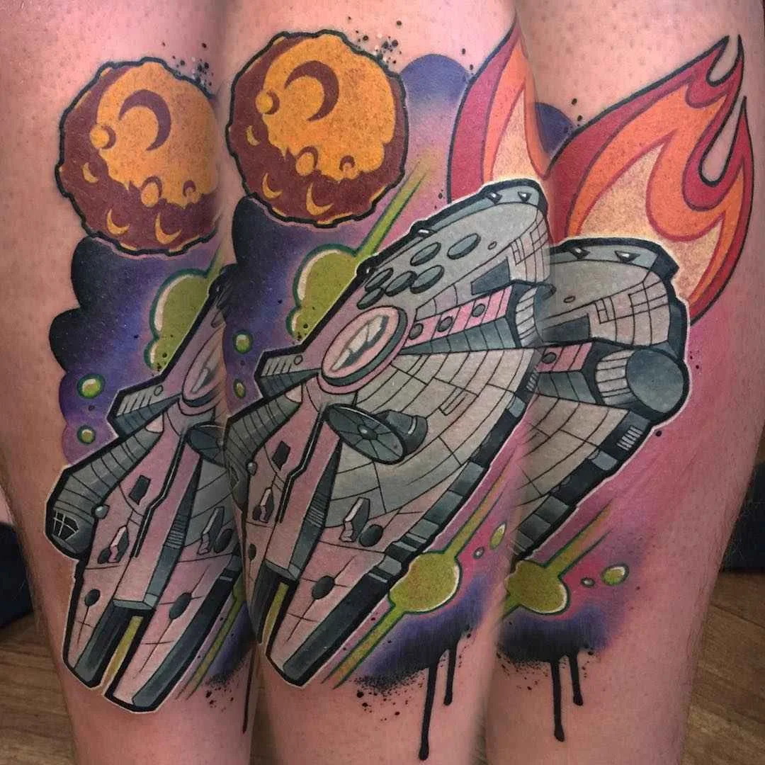 Artista de tatuagem Lehel Nyeste, autores color new school tattoo | Hungria