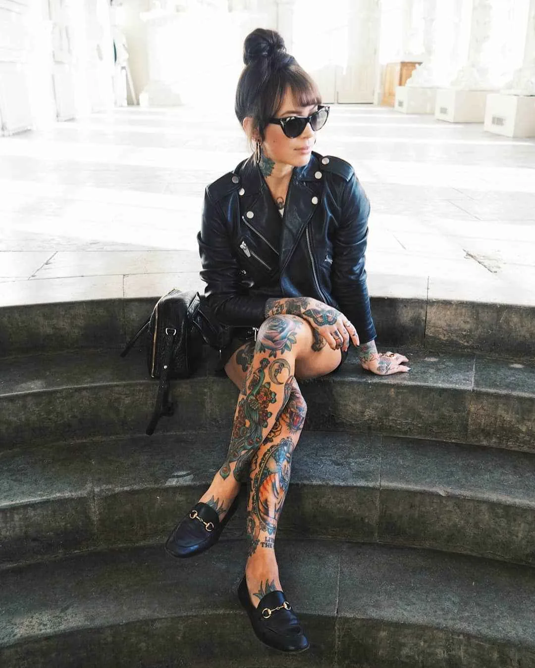 Tattooed model and fashion blogger Sammi Jefcoate, inked girl | United Kingdom, Italy 
