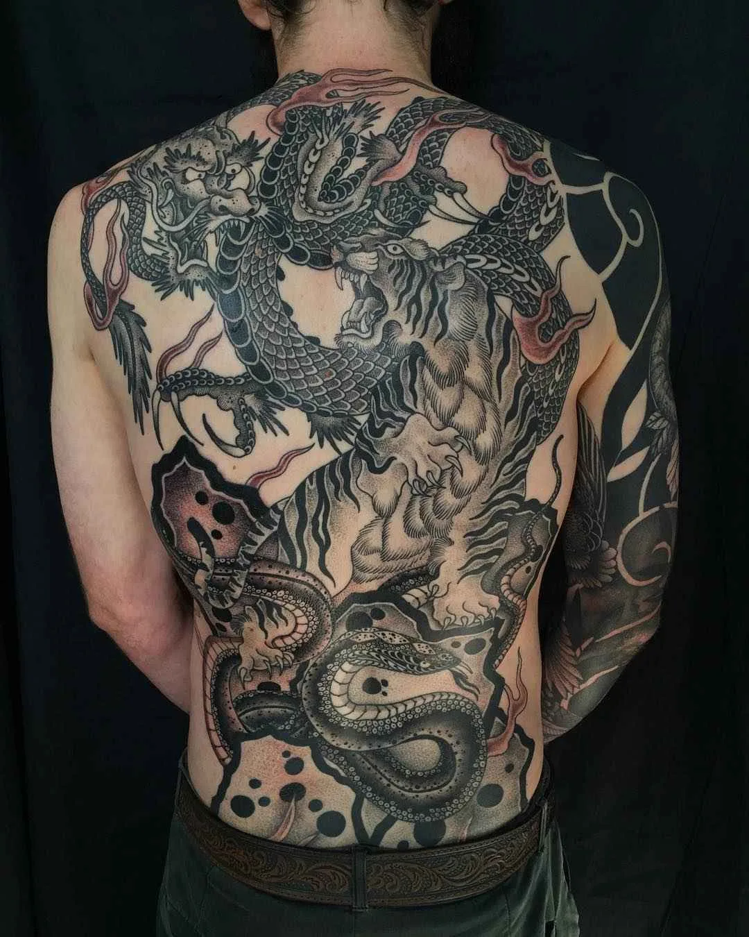 Tattoo artist Richard Warnock , tradition and neo tradition blackwork tattoo | Auckland, New Zealand