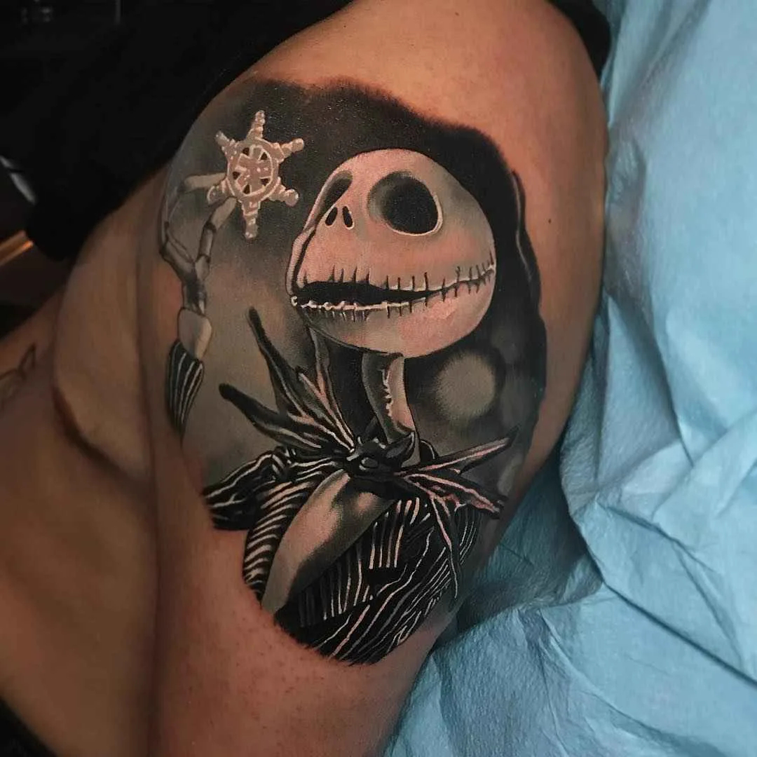 Tattoo artist Paul Marino , authors style color portrait realistic tattoo | USA