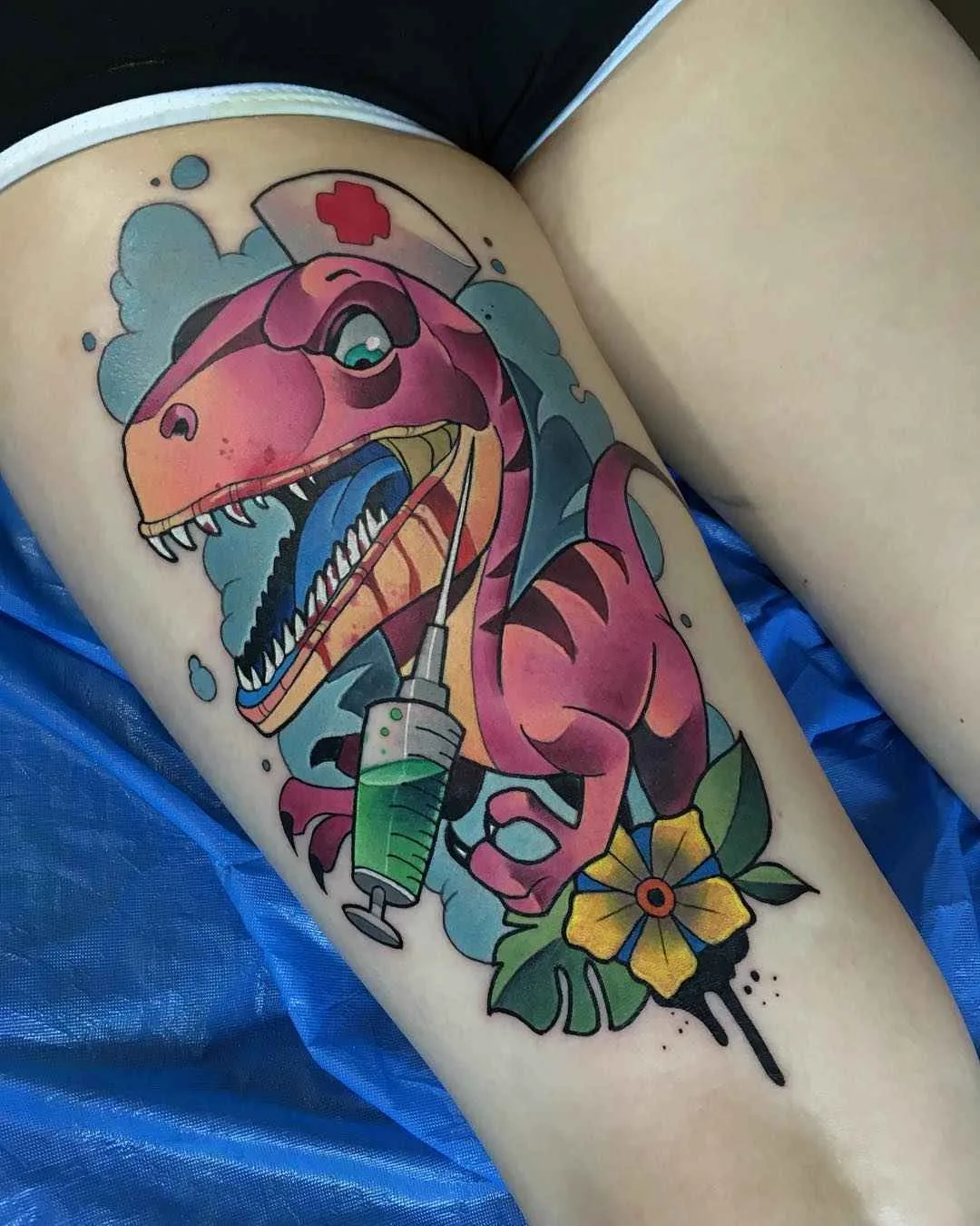 Artista de tatuagem Lehel Nyeste, autores color new school tattoo | Hungria