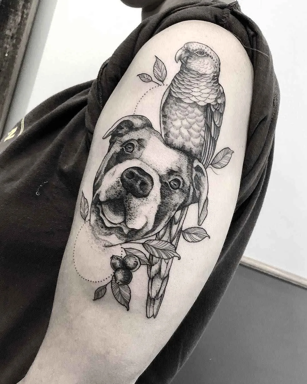 Tatuador(a) Sandra Cunha authors style blackwork tattoo, linework, surrealism | Brasil