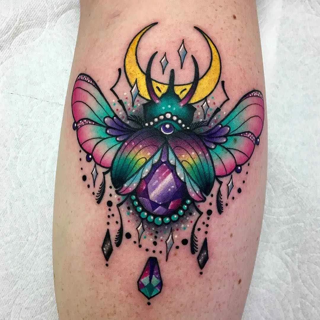 Tatuador Roberto Euán, autores color new school tattoo | USA