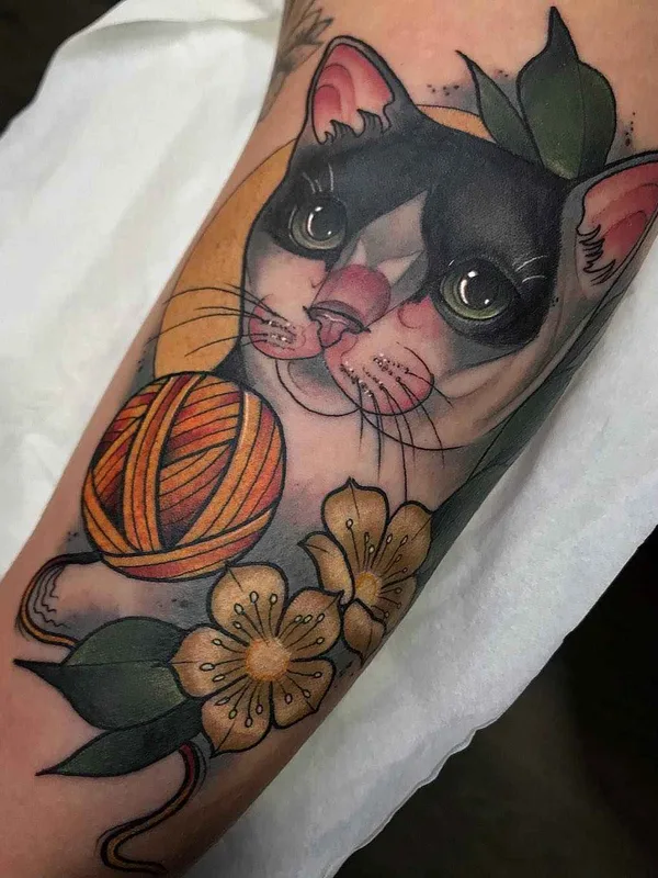 color neo traditional Tatuaggio su forearm #19691 | Tatuatore Raquel Escudero