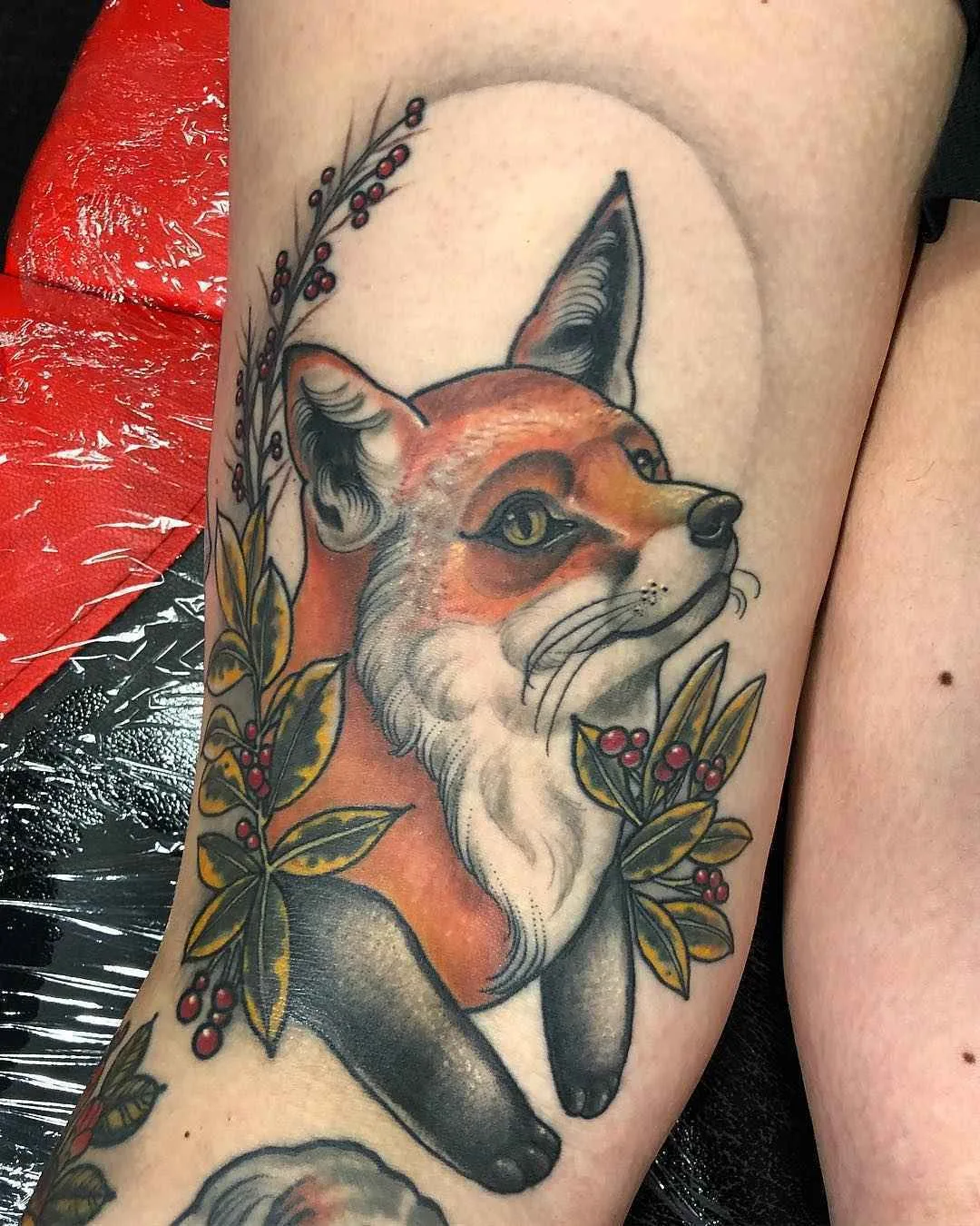 Tattoo artist Sadee Glover, color neo traditional and traditional tattoo | England