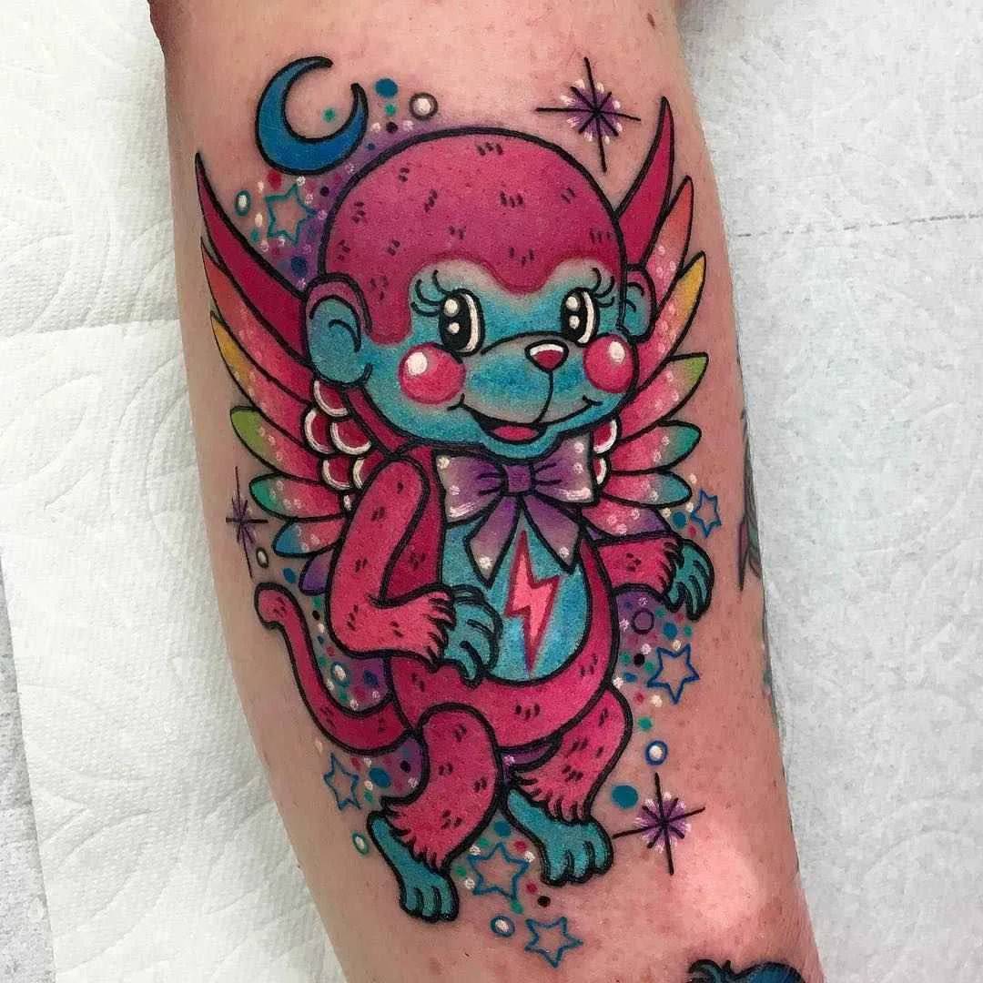 Tatuador Roberto Euán, autores color new school tattoo | USA