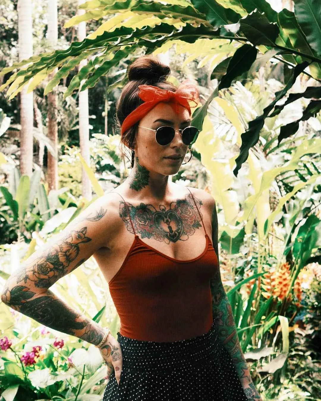 Tattooed model and fashion blogger Sammi Jefcoate, inked girl | United Kingdom, Italy 