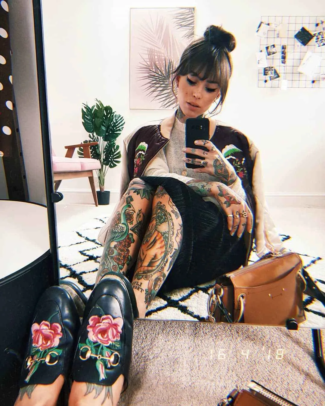 Tattooed model and fashion blogger Sammi Jefcoate, inked girl | United Kingdom, Italy 