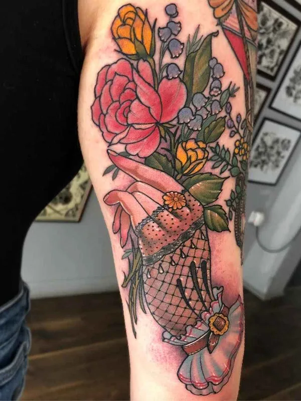 female color neo traditional Tatuaggio su forearm #19810 | Tatuatore Sadee Glover