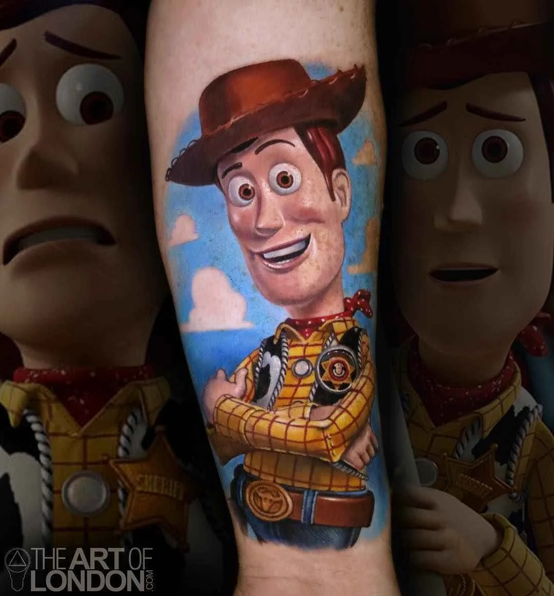 Artista de tatuagem Londres Reese, tatuagem de retrato em cores realista | EUA