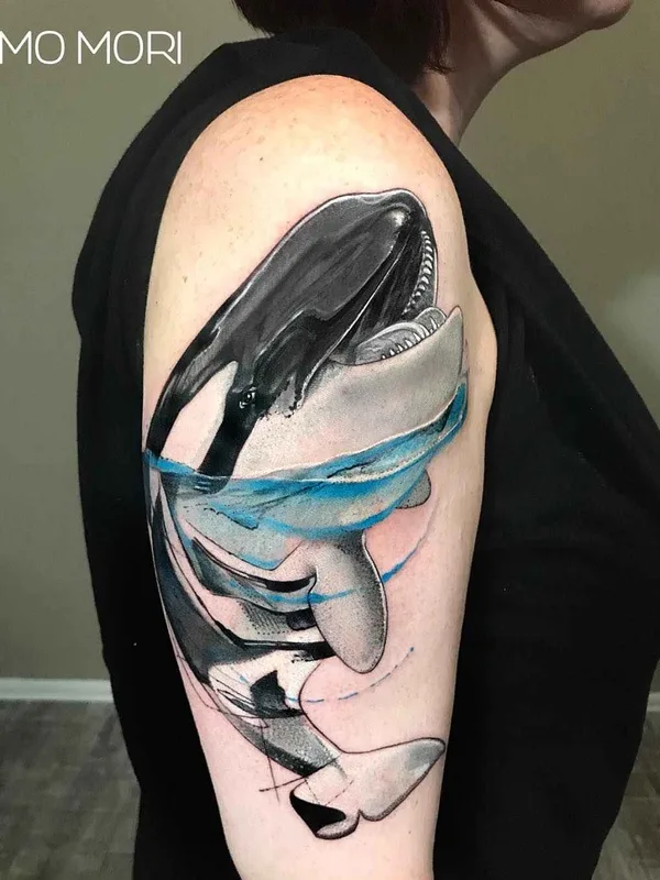 female color realism Tatuagem em upper arm #19349 | Tatuador Mo Mori