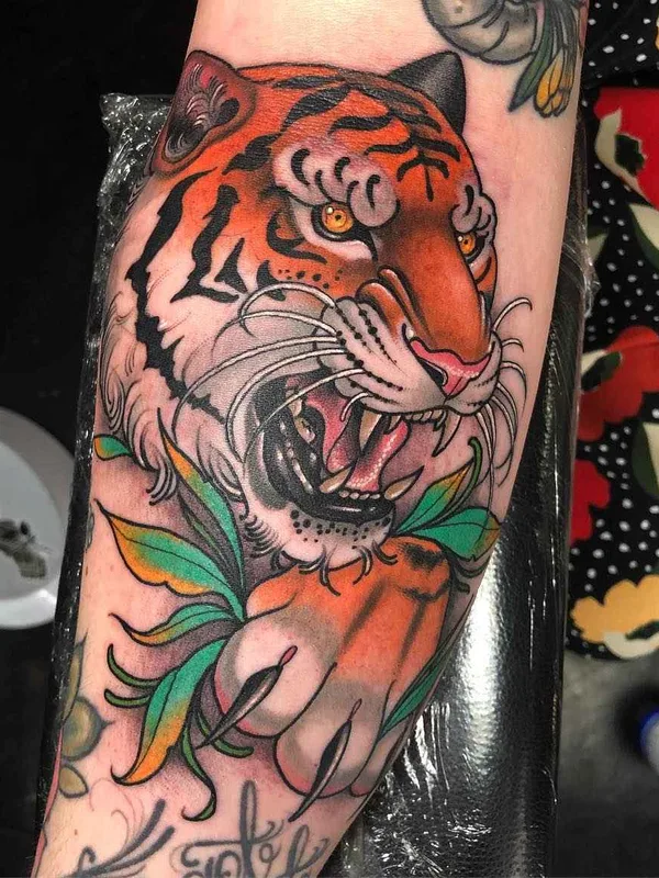 color neo traditional Tatuaggio su forearm #19816 | Tatuatore Sadee Glover