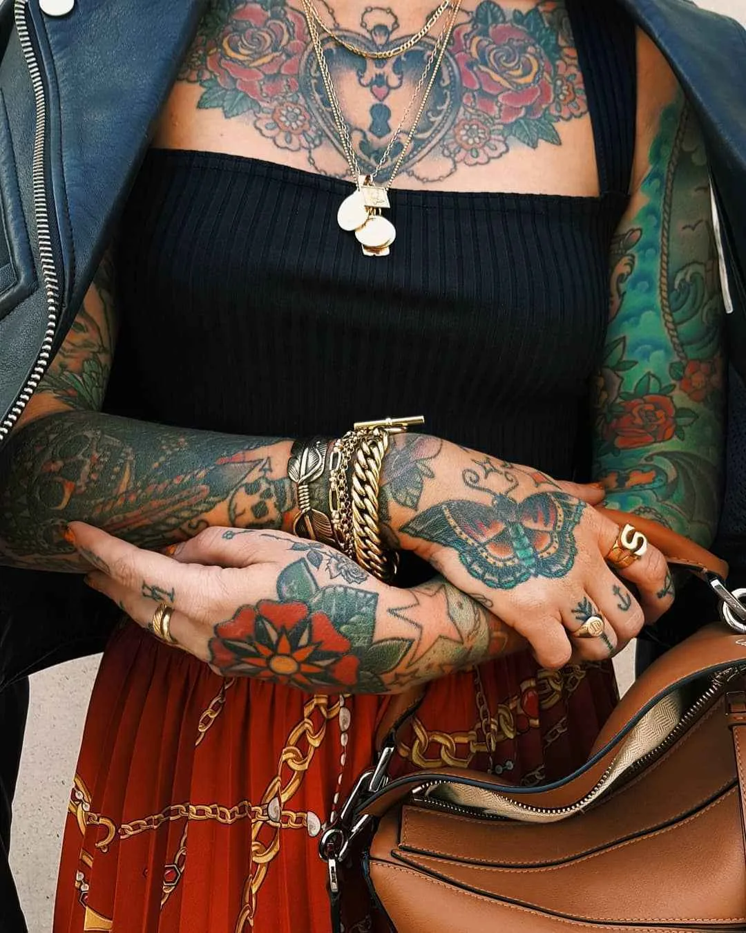Tattooed model and fashion blogger Sammi Jefcoate, inked girl | United Kingdom, Italy 
