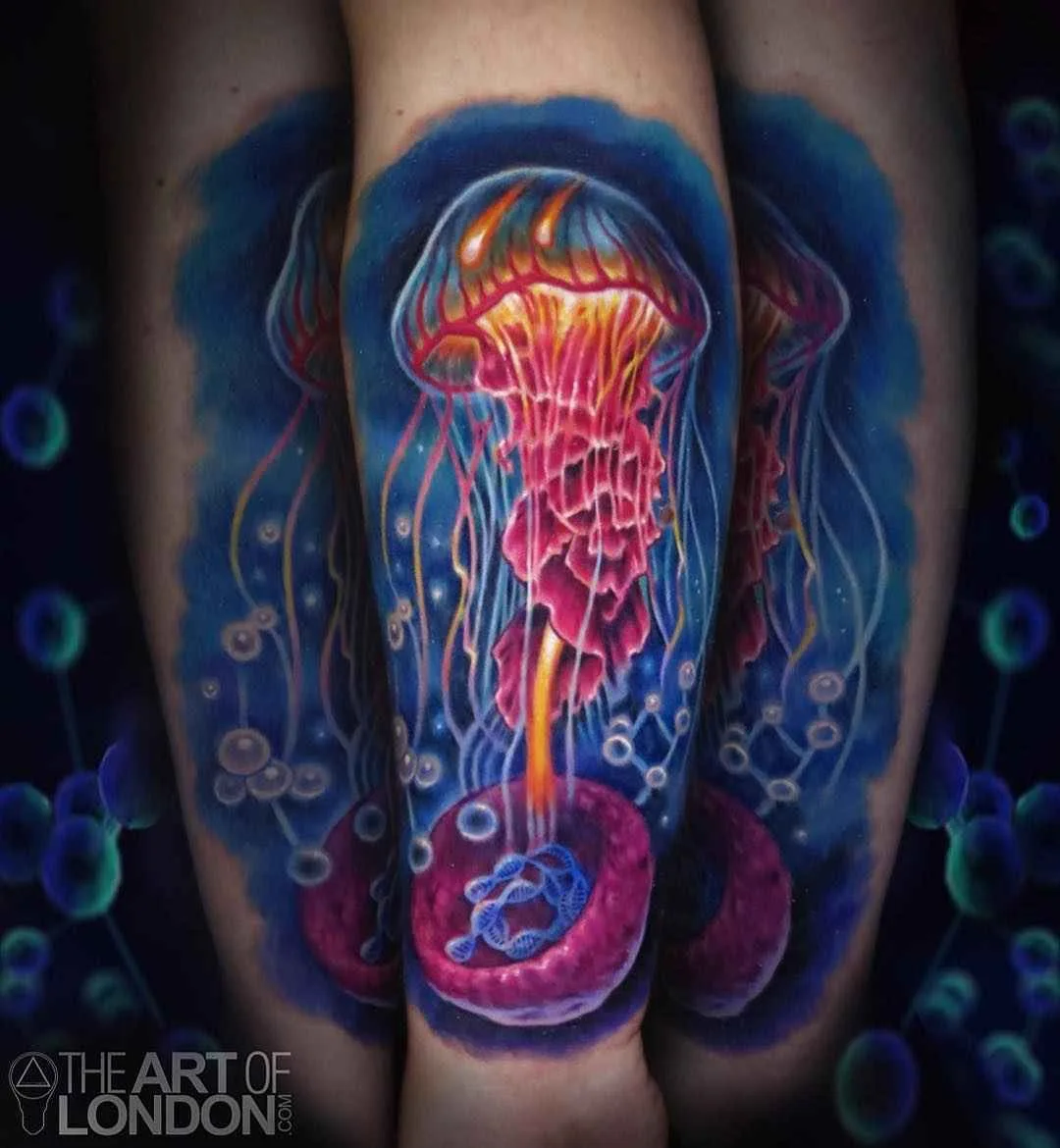 Artista de tatuagem Londres Reese, tatuagem de retrato em cores realista | EUA