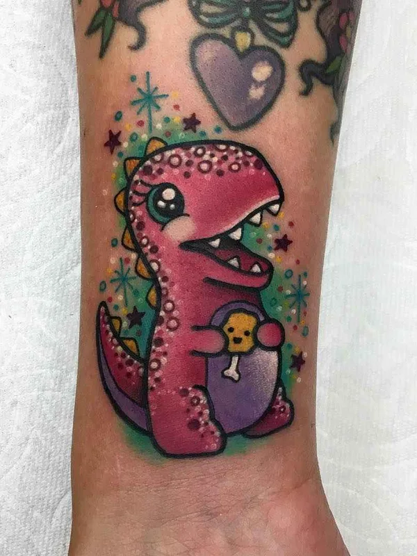 color cartoon Tatuagem em wrist #20065 | Tatuador Roberto Euán