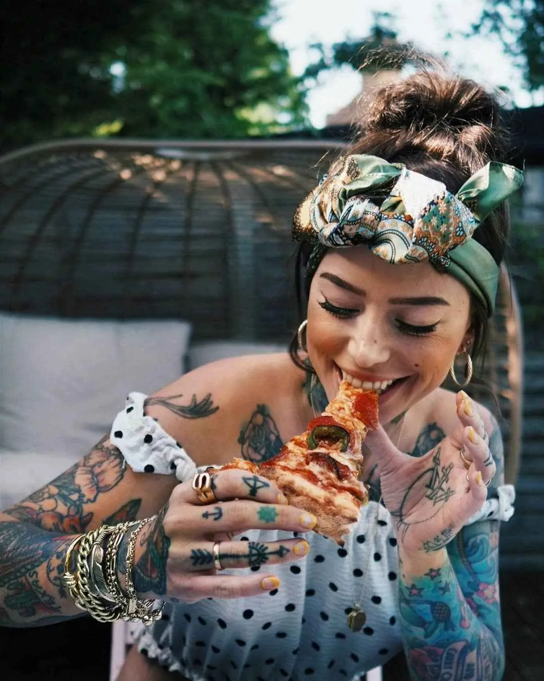 Tattooed model and fashion blogger Sammi Jefcoate, inked girl | United Kingdom, Italy 