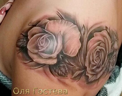 Тату эскиз #20352 Тату мастер Olya Gosteva © ® Tattoo 