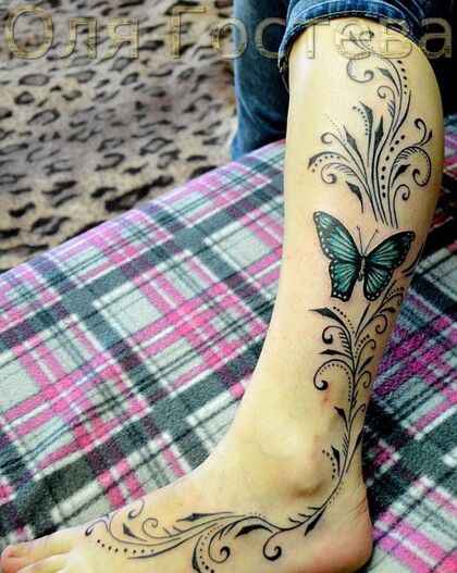 Тату эскиз #20310 Тату мастер Olya Gosteva © ® Tattoo 